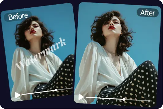 Restore Original Media with Al Dewatermark