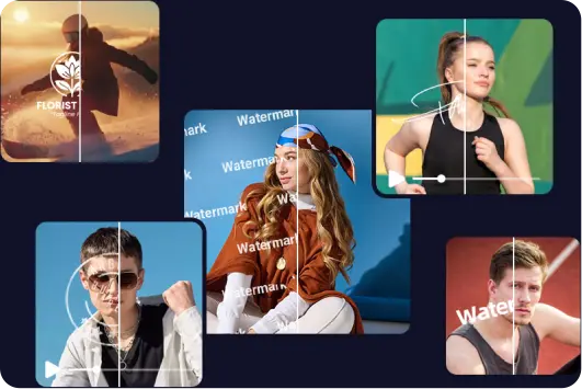 Remove watermarks from images and videos