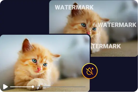 Remove floating watermark from video